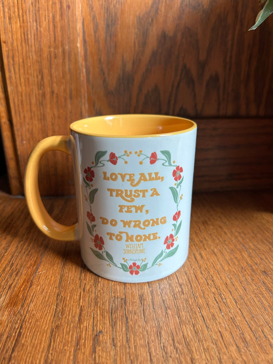 Shakespeare - Love All Quote - 11oz. Mug