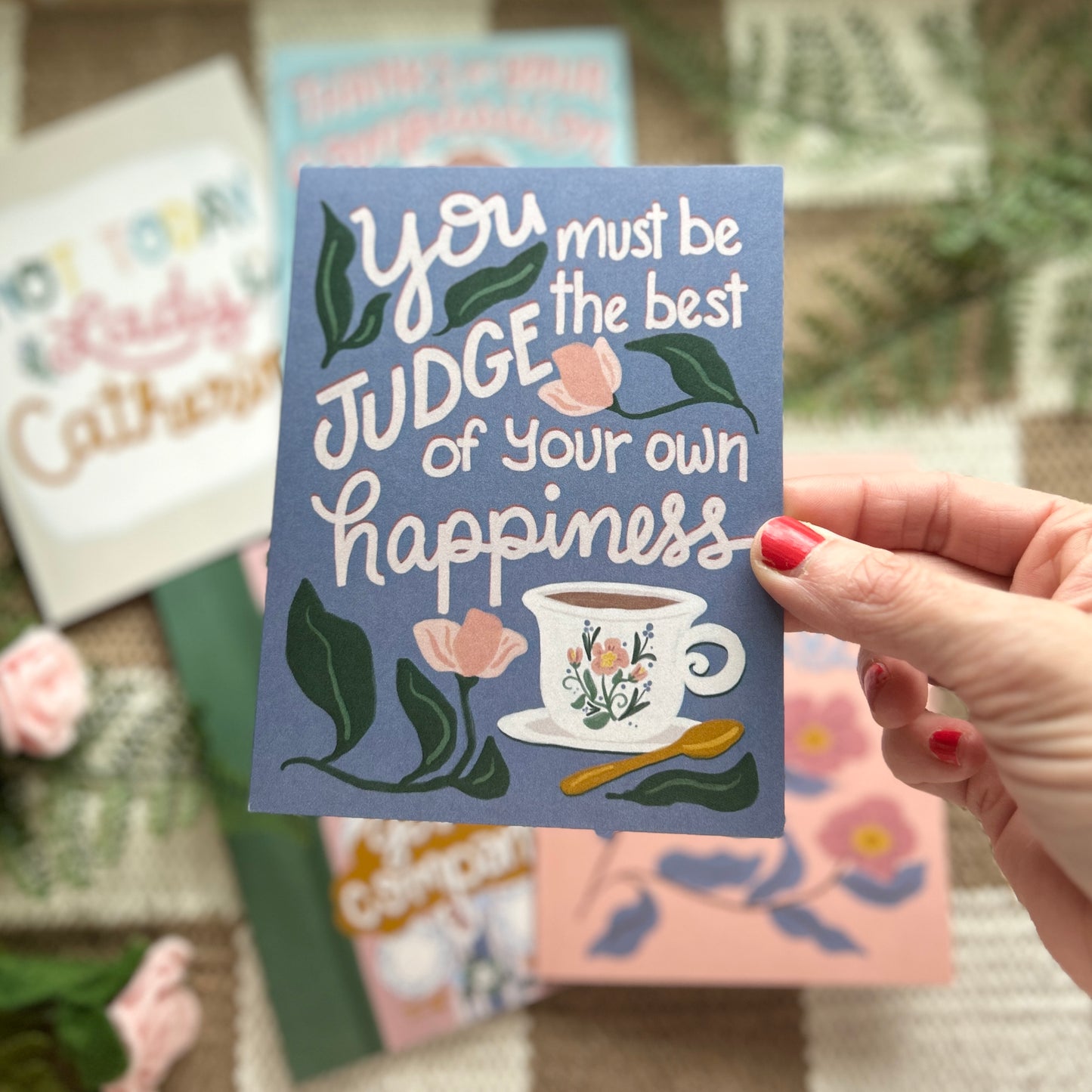 Jane Austen Inspired Multi-Design Greeting Cards (5-Pack) // gouache style general all occasion // snarky and sweet