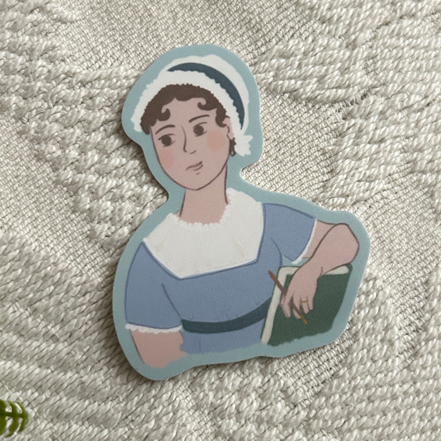 Jane Austen Portrait Vinyl Sticker
