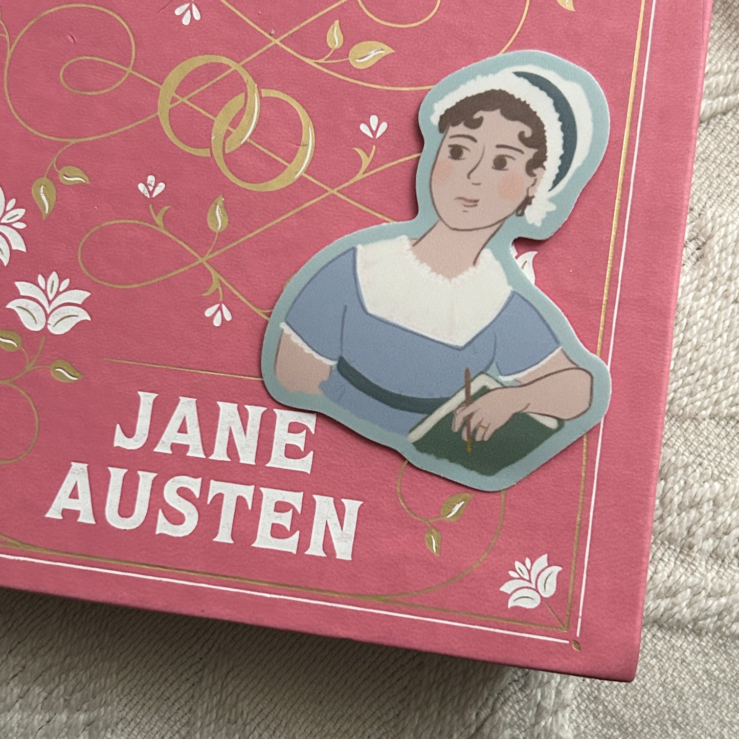 Jane Austen Portrait Vinyl Sticker