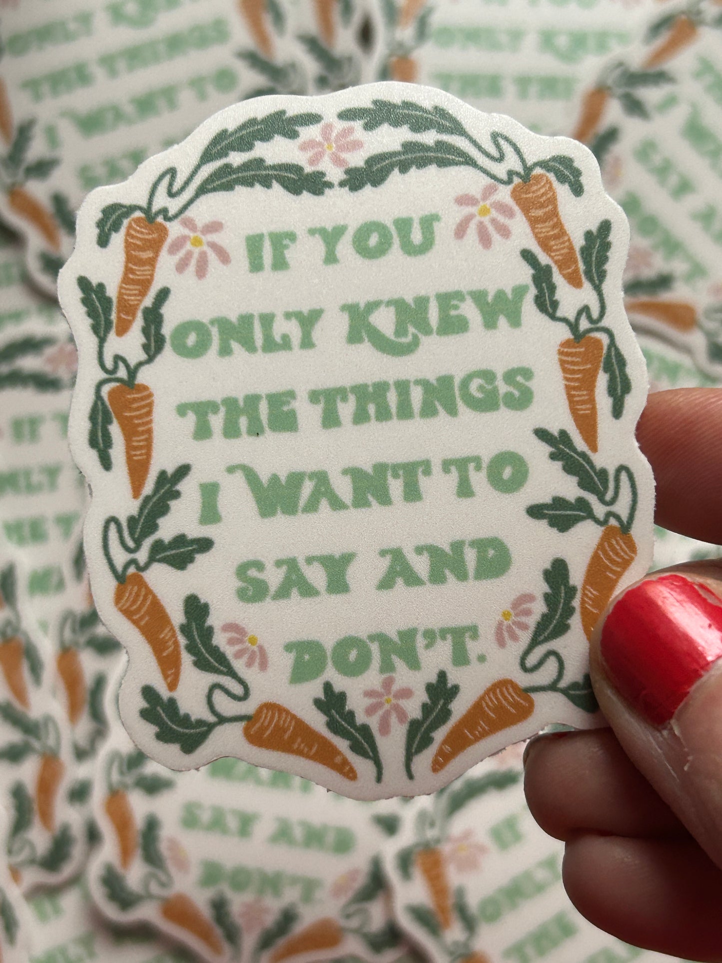 If you Only Knew // Anne of Green Gables sticker