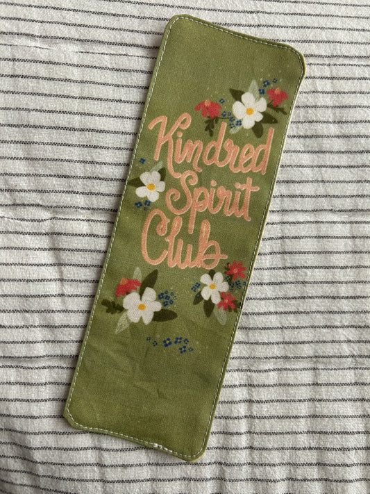 Kindred Spirit Club Anne of Green Gables Book Mark / Cloth bookmark literary gift