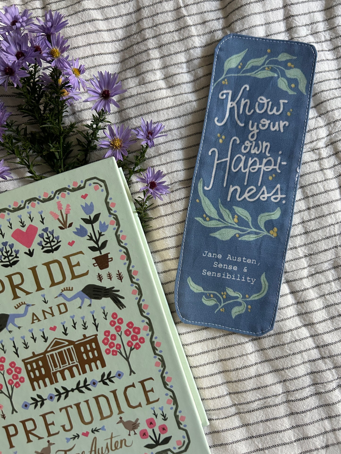 Cloth Jane Austen Book Marks