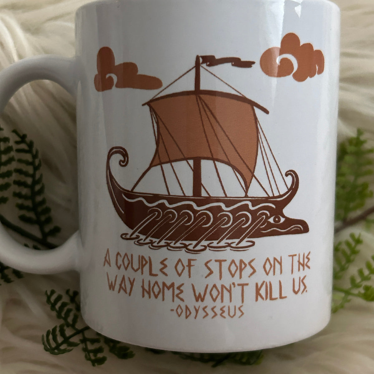 Odysseus Travel Plans Mug / the odyssey classics mug / Greek mythology/ 11oz
