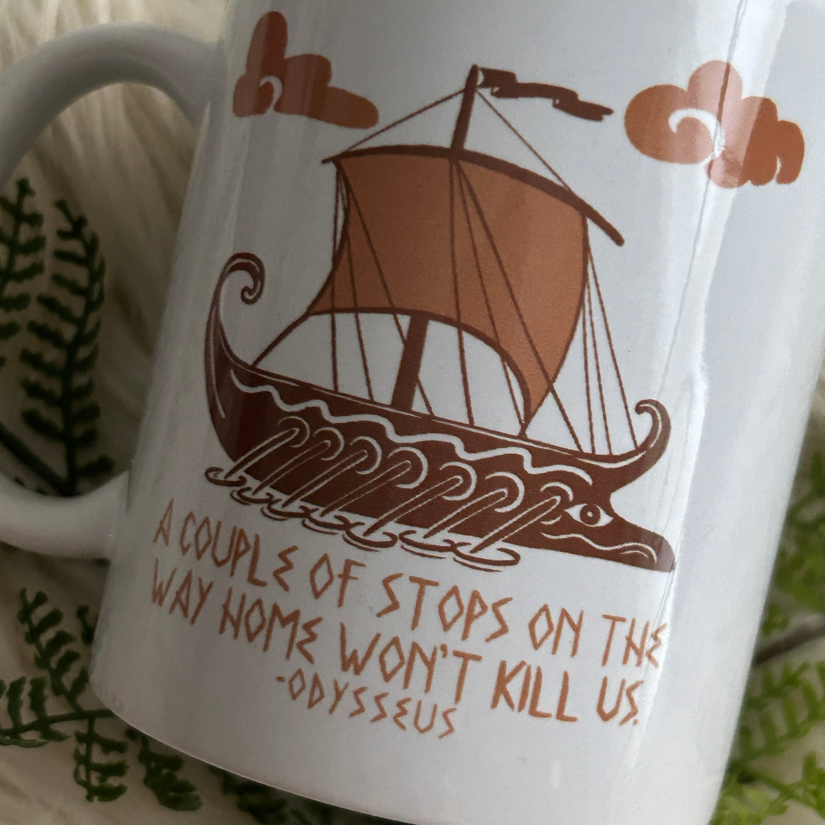 Odysseus Travel Plans Mug / the odyssey classics mug / Greek mythology/ 11oz