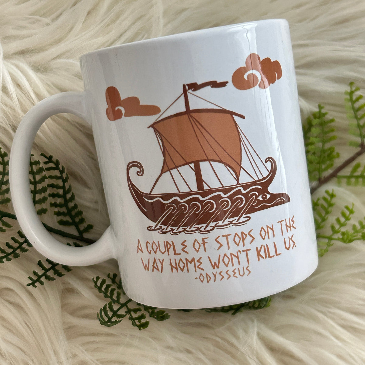 Odysseus Travel Plans Mug / the odyssey classics mug / Greek mythology/ 11oz
