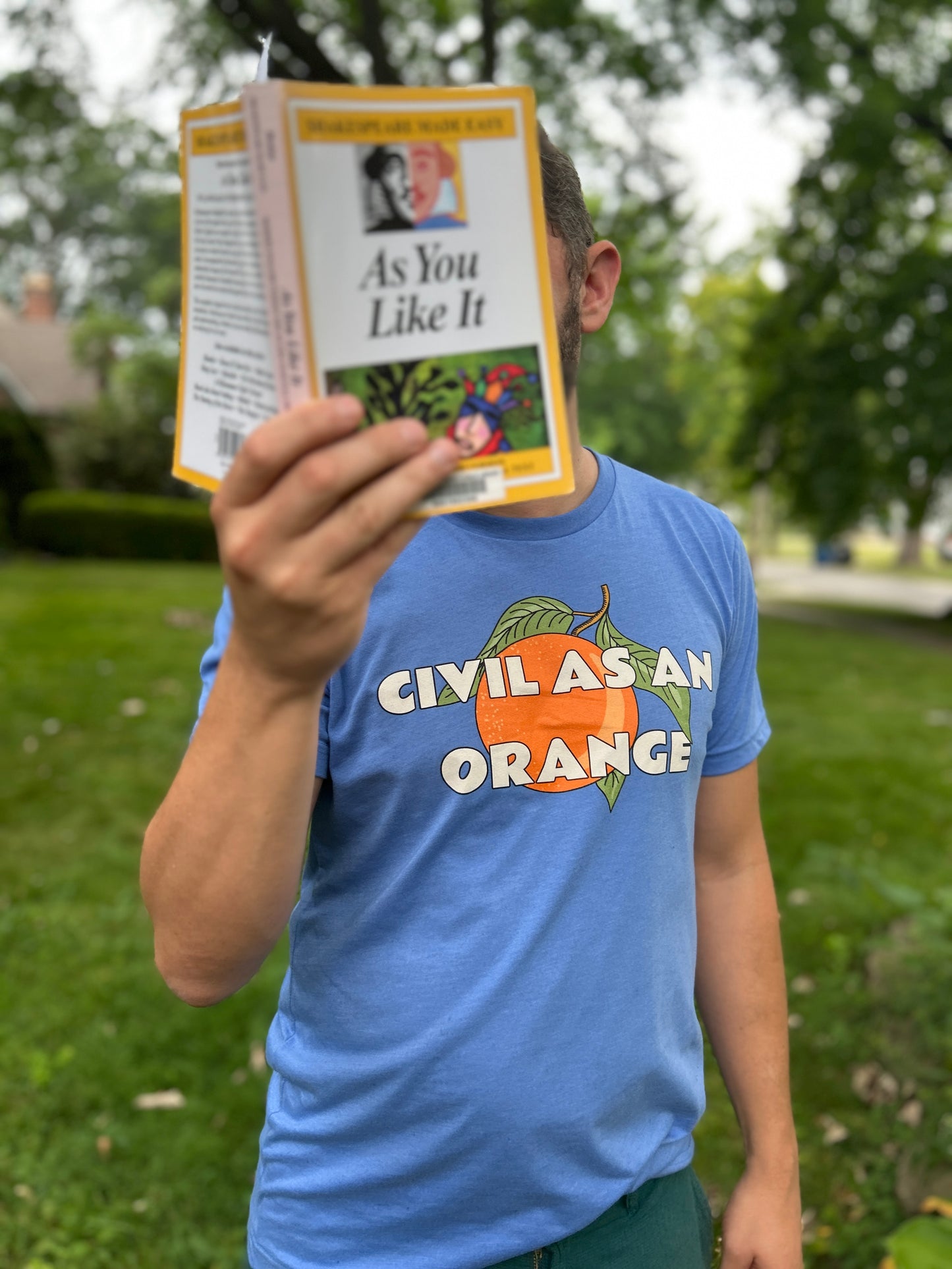 Civil As An Orange Premium Unisex Crewneck T-shirt | Bella + Canvas 3001