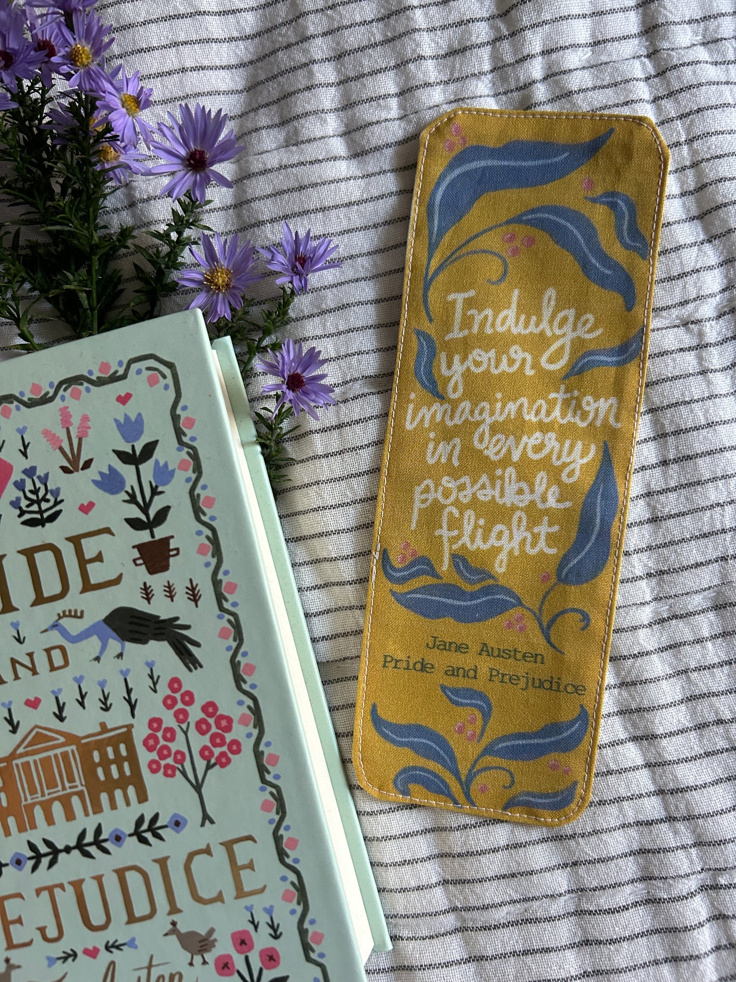 Cloth Jane Austen Book Marks